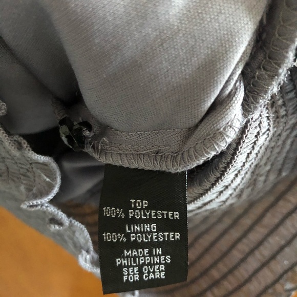 Gorgeous BCX shimmery gray/silver top - Picture 3 of 6